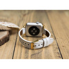 Bloominbag Avilla Soft Ivory Deri Apple Watch Band (44/45/46/49mm)