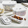 Zwilling Fresh & Save Vakumlu Saklama Kabı Seti | 3 Parça | Plastik | Dikdörtgen