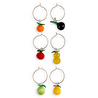 The Mia Figürlü Wine Charm Seti 6 Lı