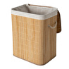 Mudo Home Boho Bambu Çamaşir Sepeti̇ 41,5x30x50 Cm