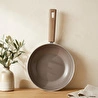 Bernardo Natura Seramik Wok Tava Kahverengi 24cm