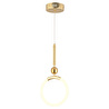 Apliqa Struer Tekli Gold Ledli 20 Watt Modern Koridor, Yatak Odası Salon Sarkıt Led Avize
