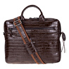 Bloominbag Mocha Croco Hakiki Deri 13-14 Inç Macbook/laptop Çantası