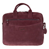 Bloominbag Burgundy Still Hakiki Süet Deri 13-14 Inç Macbook/laptop Çantası