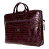Bloominbag Burgundy Croco Hakiki Deri 15-16 Inç Macbook/laptop Çantası