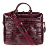Bloominbag Burgundy Croco Hakiki Deri 15-16 Inç Macbook/laptop Çantası