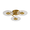 Apliqa Callista 3'lü Gold 9 Watt Plafonyer 3 Renkli Led Avize