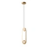 Apliqa Beckett Tekli 12 Watt Gold Sarkıt 3 Renkli Led Avize