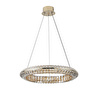 Apliqa Kyler 60'lık Gold 90 Watt Kristalli 3 Renkli Led Sarkıt Avize