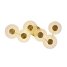 Apliqa Callista 6'lı Gold 18 Watt Plafonyer 3 Renkli Led Avize