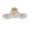 Apliqa Darra 3'lü Gold 9 Watt Plafonyer 3 Renkli Led Avize