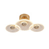 Apliqa Darra 3'lü Gold 9 Watt Plafonyer 3 Renkli Led Avize