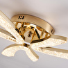 Apliqa Quinn 6'lı Gold 48 Watt Plafonyer 3 Renkli Led Avize