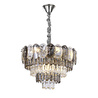 Apliqa Sento 50'lik Krom Yuvarlak Kristalli Avize