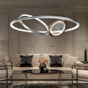 Apliqa Bennan 60'lık 60 Watt Krom Gold Modern Oturma Odası, Mutfak, Salon Led Avize