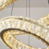 Apliqa Kyler 2'li Gold 180 Watt Kristalli 3 Renkli Led Sarkıt Avize
