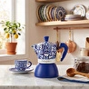 Bialetti Dolce Gabbana Akdeniz Mavisi 4 Cup Indüksiyon Moka Pot