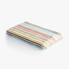 Green Black Stripe Sunset Plaj Havlusu %100 Pamuk Renkli 90x160