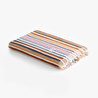 Green Black Stripe Soft Plaj Havlusu %100 Pamuk Renkli 90x160