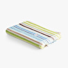 Green Black Stripe Green Plaj Havlusu %100 Pamuk Renkli 90x160