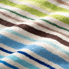 Green Black Stripe Green Plaj Havlusu %100 Pamuk Renkli 90x160