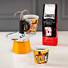 Bialetti Mini Express Mokapot Lictenstein + 2 Espresso Fincanı