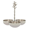 Mudo Home Coral Üçlü Dekorati̇f Sunumluk 23x24 Cm