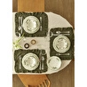 Bella Maison Julia Stoneware 48 Parça 12 Kişilik Yemek Takımı Yeşil