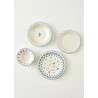 Bella Maison Mabel Stoneware 24 Parça 6 Kişilik Yemek Takımı Mavi Mavi