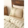 Bella Maison %100 Pamuk Saten Flora Çift Kişilik Nevresim Takımı Bej (200x220 Cm) Bej