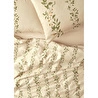 Bella Maison %100 Pamuk Saten Flora Çift Kişilik Nevresim Takımı Bej (200x220 Cm) Bej
