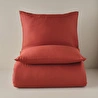 Bella Maison %100 Pamuk Saten Supreme Basic Çift Kişilik Nevresim Seti Kiremit (200x220 Cm) Kiremit