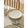 Bella Maison Bonheur Porselen Pasta Tabağı Yeşil (21 Cm) Yeşil
