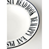 Bella Maison Book Lovers Makarna Tabağı Siyah (28 Cm) Siyah