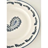 Bella Maison Paisley 6'lı Porselen Pasta Tabağı Seti Mavi (21 Cm) Mavi