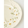 Bella Maison Daisy Porselen 6'lı Pasta Tabağı Krem (20 Cm) Bej