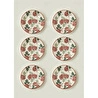 Bella Maison Rose Porselen 6'lı Pasta Tabağı (21 Cm)