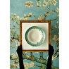 Bella Maison Van Gogh Almond Blossom Porselen Makarna Tabağı Turkuaz (27 Cm) Mavi
