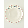 Bella Maison Line Porselen Makarna Tabağı Kırmızı (28 Cm) Kırmızı