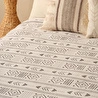 Bella Maison Anchal Pamuklu Çift Kişilik Baskılı Pike Antrasit (200x220 Cm) Antrasit