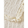 Bella Maison %100 Pamuk Vintage Çift Kişilik Yatak Örtüsü Seti Krem (240x260 Cm) Krem