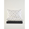 Bella Maison %100 Pamuk Luna Çift Kişilik Pike Takımı Antrasit (200x220 Cm) Antrasit