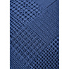 Bella Maison Block Pamuklu Jakarlı Çift Kişilik Yatak Örtüsü Seti Lacivert (240x260 Cm) Lacivert