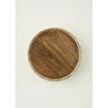 Bella Maison Points Mango Sunum Standı Kahverengi (30x4,5 Cm) Kahverengi