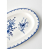 Bella Maison Bleu Blanc Porselen Küçük Sunum Tabağı Mavi (25 Cm) Mavi
