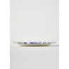 Bella Maison Bleu Blanc Porselen Büyük Sunum Tabağı Mavi (30 Cm) Mavi