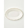 Bella Maison Victoria Porselen Sunum Tabağı Gold (30 Cm) Gold