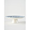 Bella Maison Mabel Stoneware Kek Standı Mavi (32 Cm) Mavi