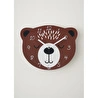 Bella Maison Bear Çocuk Saati Kahverengi (26x28 Cm) Kahverengi
