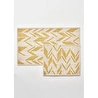 Bella Maison %100 Pamuk Corner Paspas Takımı Hardal (60x100 - 50x60 Cm) Hardal